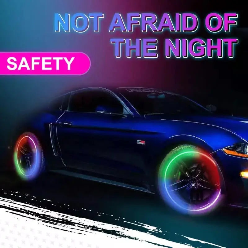 Fietsventielverlichting LED voor Nachtelijke Rit 5