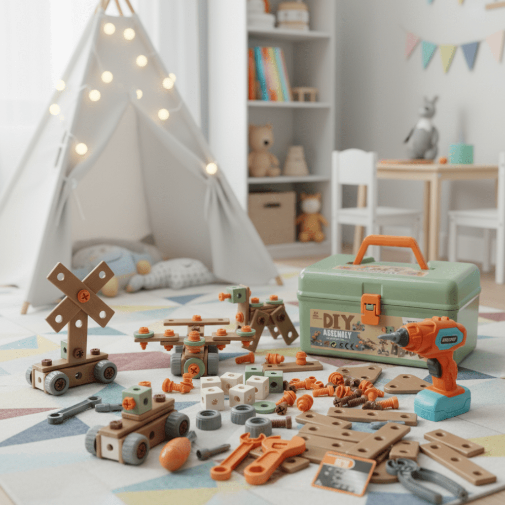 Gereedschapsset voor Kinderen - Creatief Bouwen en Ontdekken 0