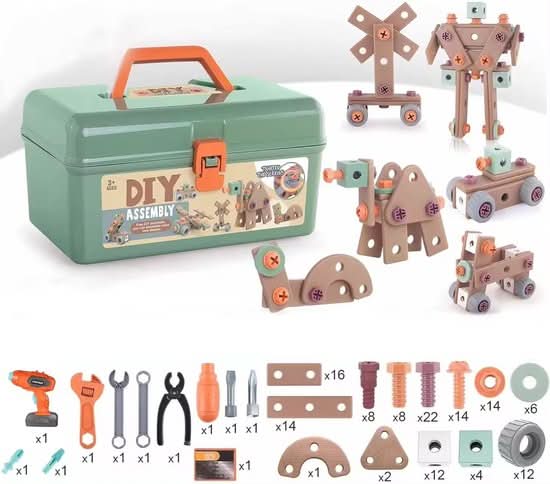 Gereedschapsset voor Kinderen - Creatief Bouwen en Ontdekken 1