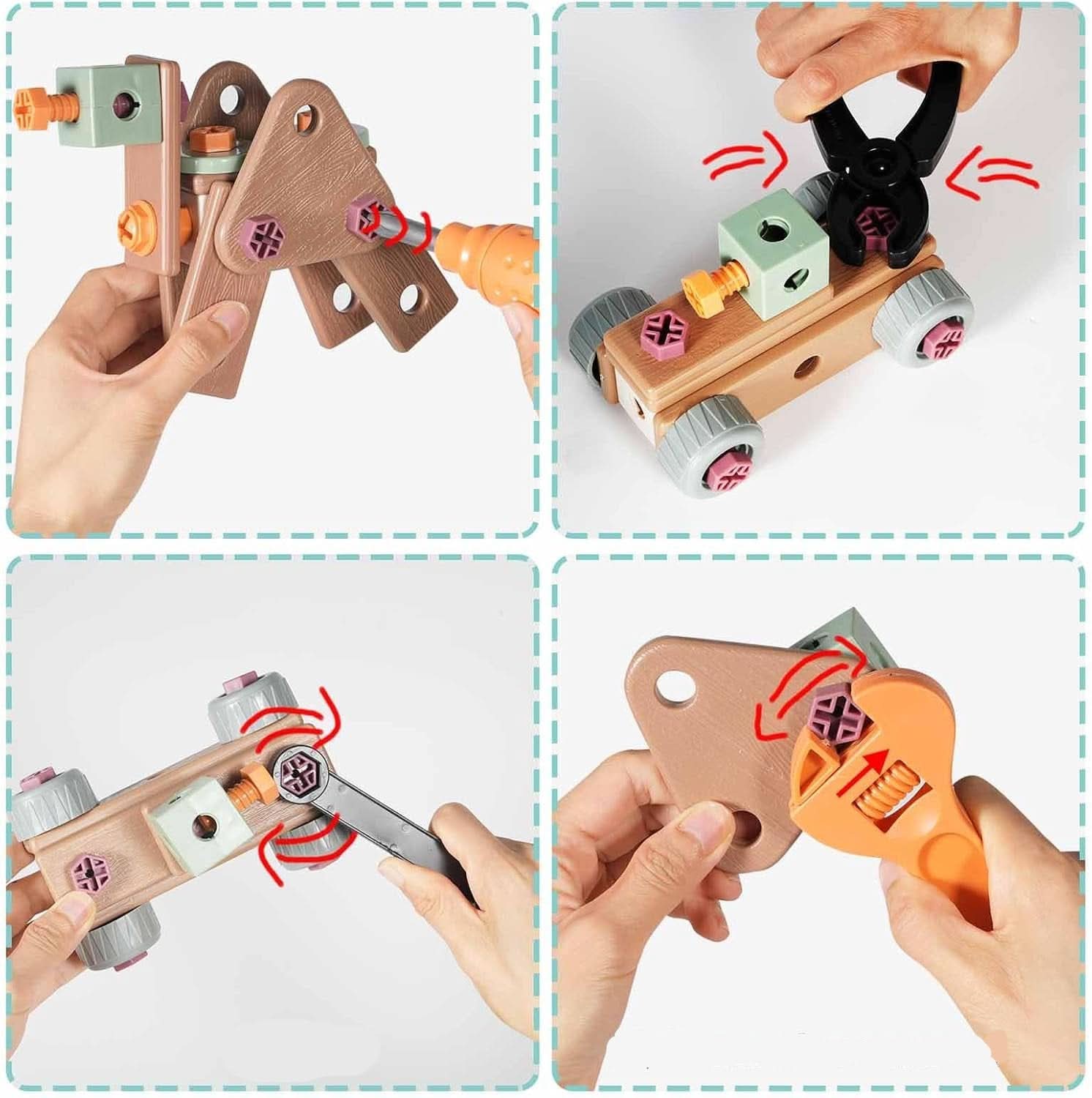 Gereedschapsset voor Kinderen - Creatief Bouwen en Ontdekken 3