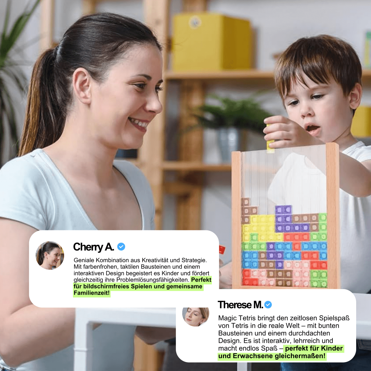 Gezinsvriendelijk Tetris Puzzelspel 5