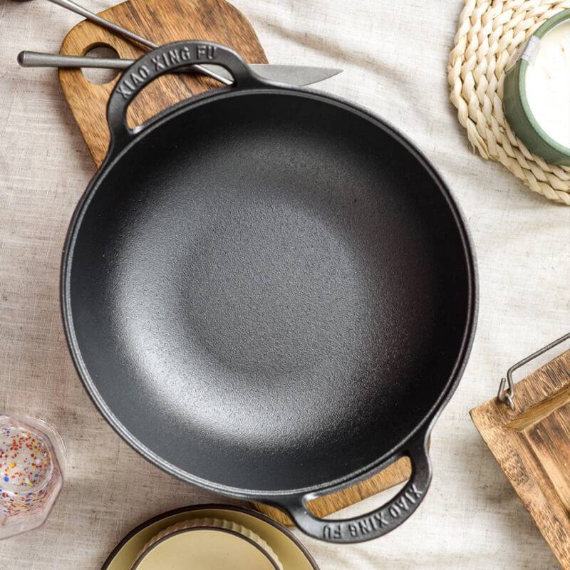 Gietijzeren Pan voor Koken met Diepe Vorm 8