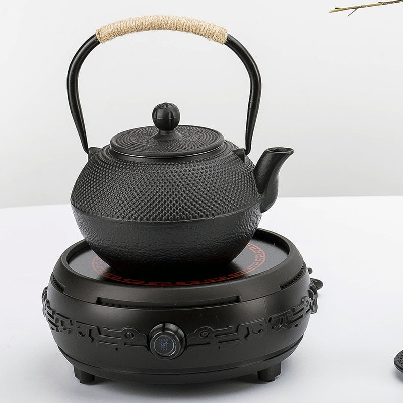 Gietijzeren Theeketel met Infuser voor Koken 5
