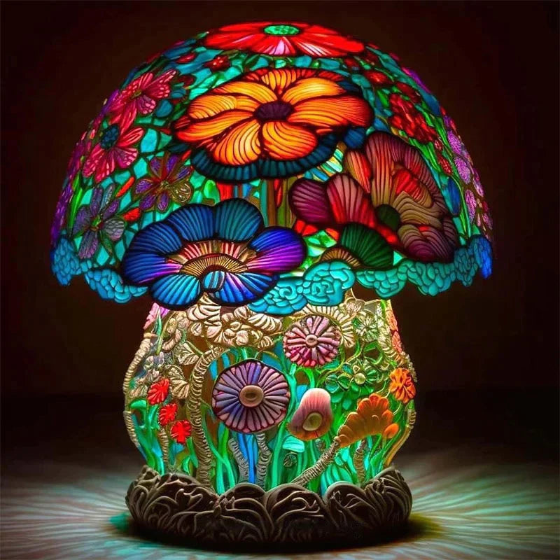 Glas-in-lood Tafellamp voor Kinderkamer 1