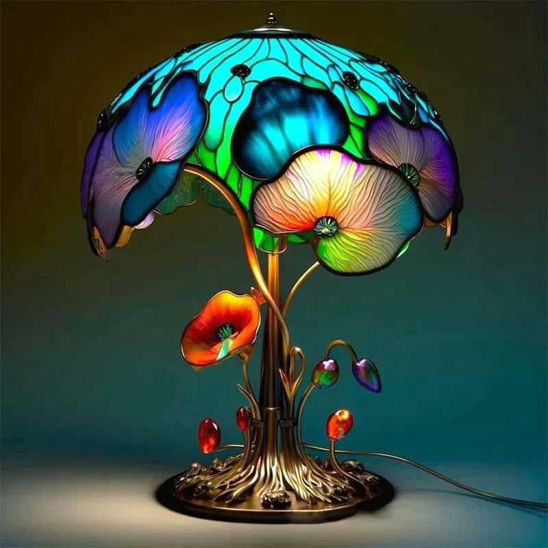 Glas-in-lood Tafellamp voor Kinderkamer 2