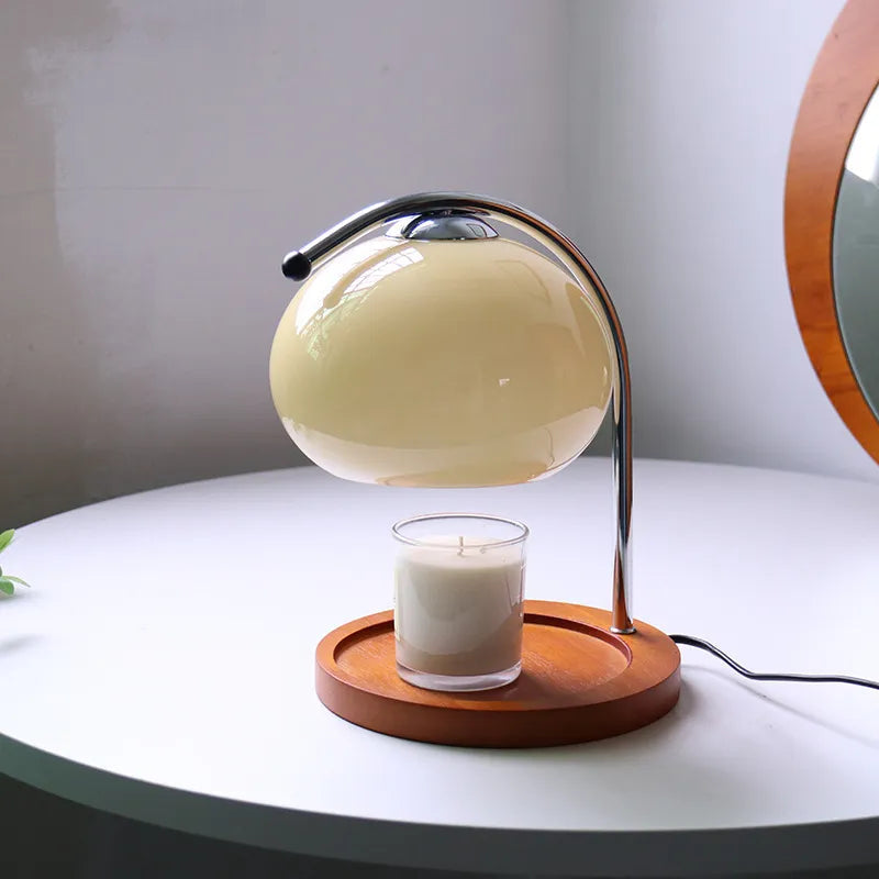 Glazen Kaarsverwarmer Lamp voor Sfeervolle Aroma-ervaring 4