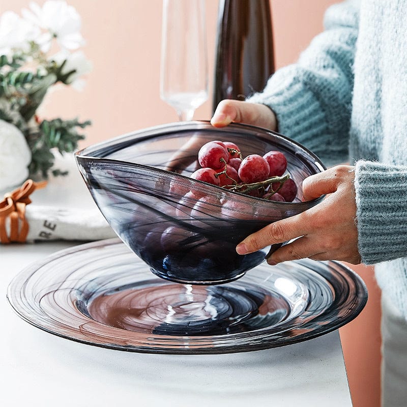 Glazen Slakom Onregelmatig Design Uniek Decoratief Element 0