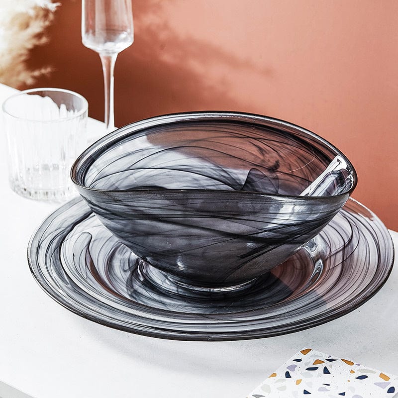 Glazen Slakom Onregelmatig Design Uniek Decoratief Element 1