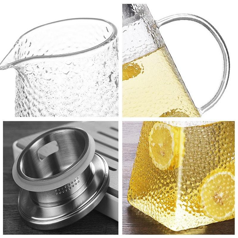 Glazen Theeketel met Filter voor Thuis en Kantoor 4