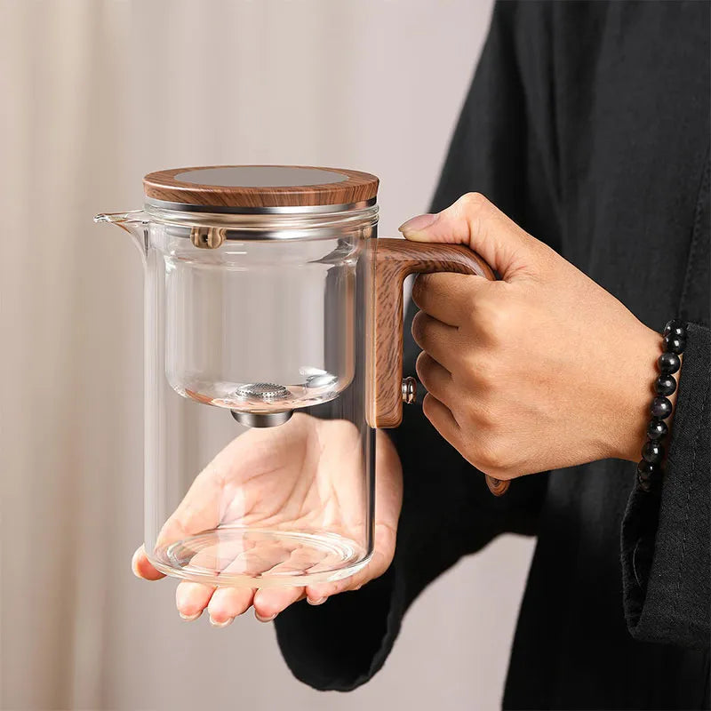 Glazen Theepot Met Filter Modern Ontwerp voor Perfecte Infusie 6