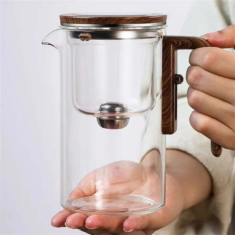 Glazen Theepot Met Filter voor Losse Thee en Stijlvolle Presentatie 3