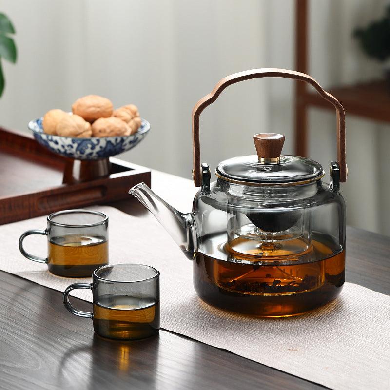 Glazen Theepot Modern Ontwerp met Comfortabel Handvat 3