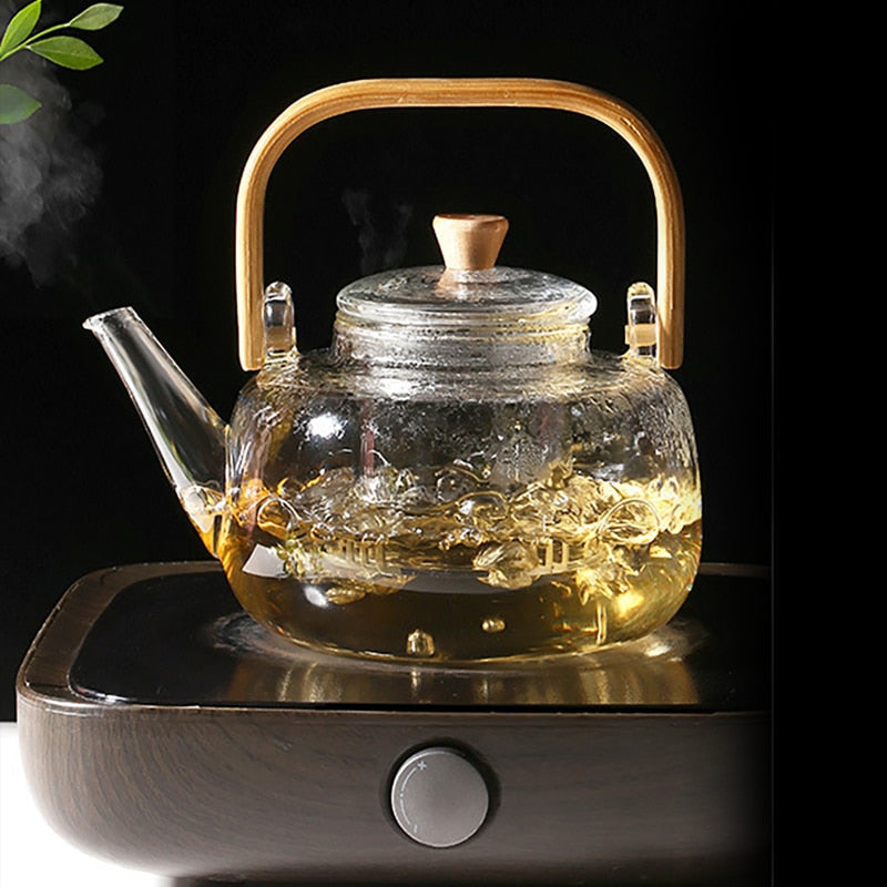 Glazen Theepot met Infuser in Japanse Stijl 1