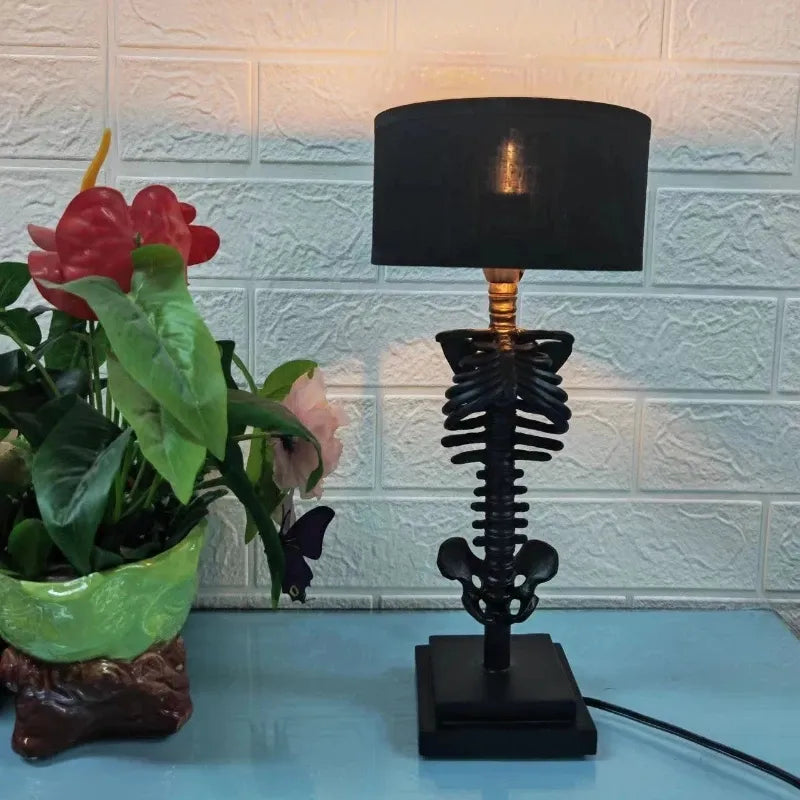 Gothic Skeleton Table Lamp 3