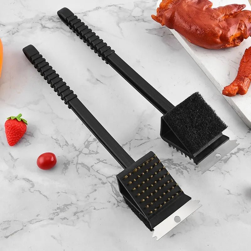 Grillreiniger Met Schraper En Sponsopzetstuk Voor Grillroosters 2