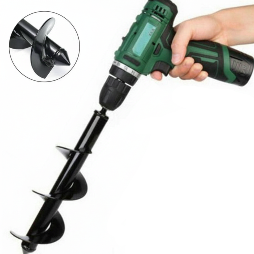 Grondboor voor Boormachine Eenvoudig te Gebruiken voor Tuinwerkzaamheden 0