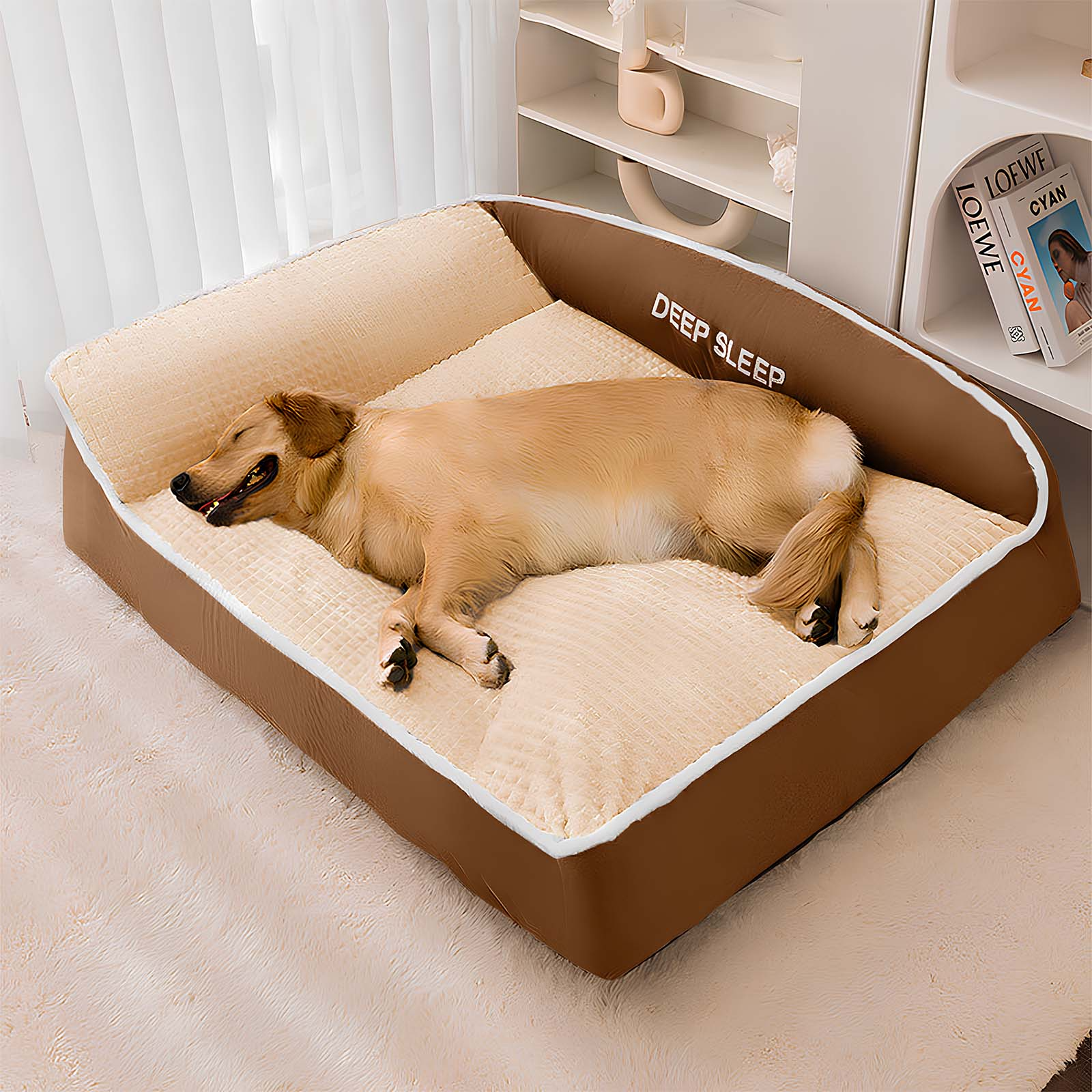 Grote Hondenmand Met Zachte Hoes Voor Ultiem Comfort 9