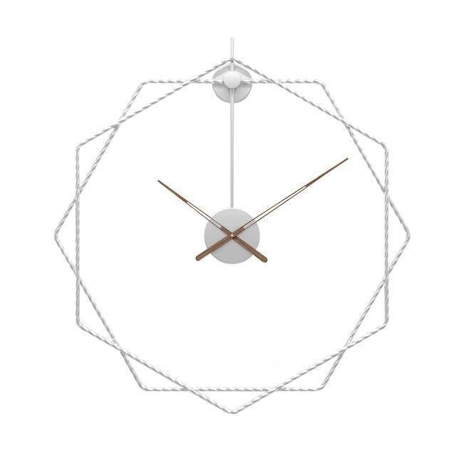 Grote Wandklok Geometrisch Ontwerp voor Moderne Interieurs 9