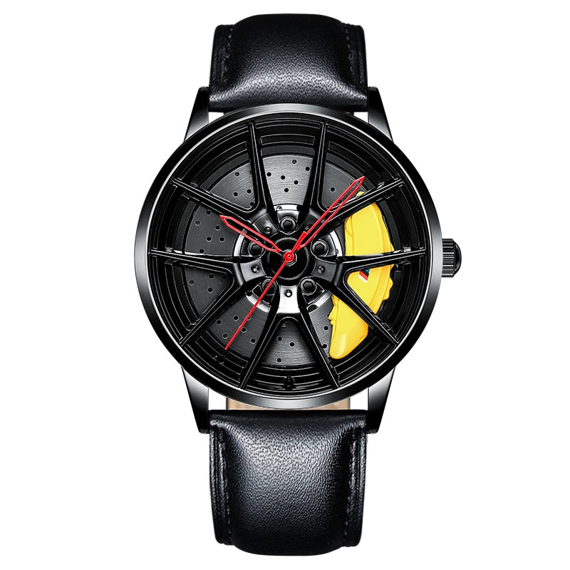Heren Sportauto Wiel Horloge