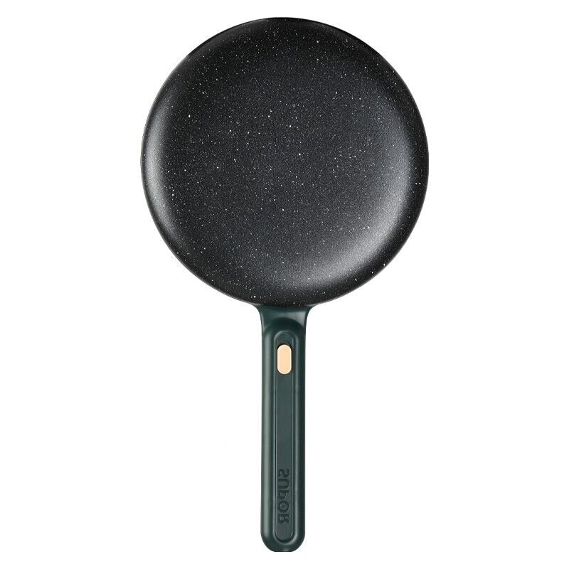 Draagbare crêpemaker met antiaanbaklaag