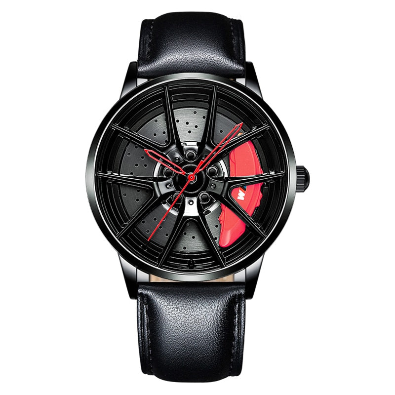 Heren Sportauto Wiel Horloge