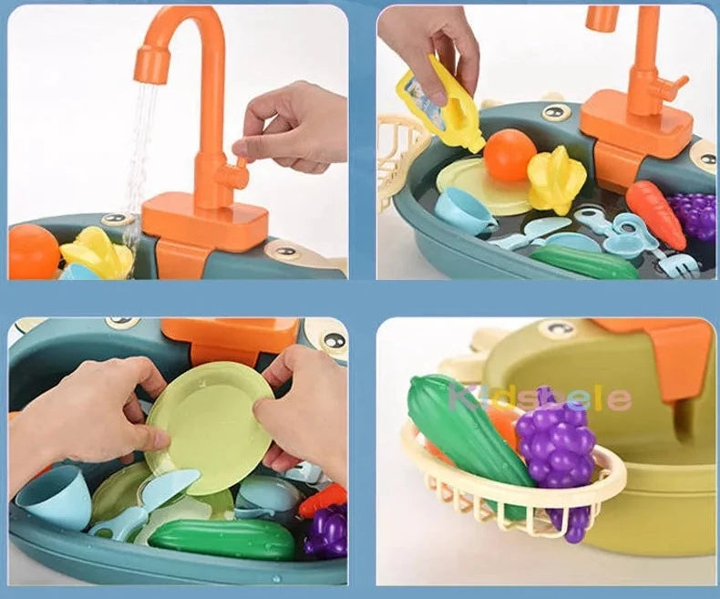 Kinderen Simulatie Wastafel