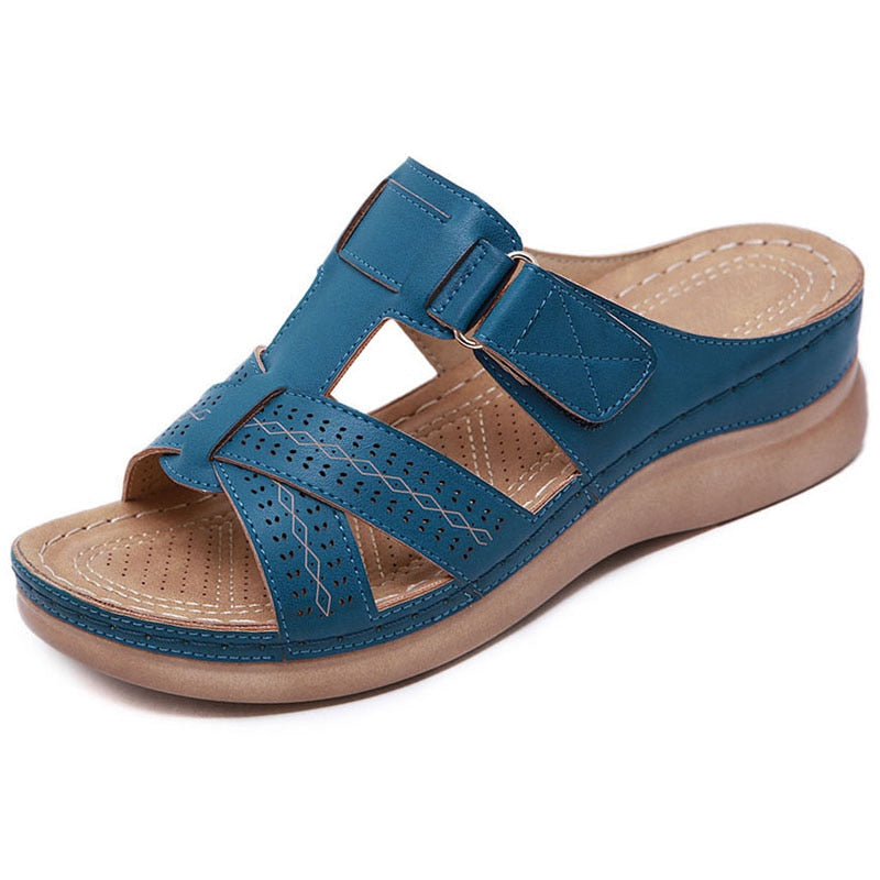 Comfortabele instapsandalen voor dames