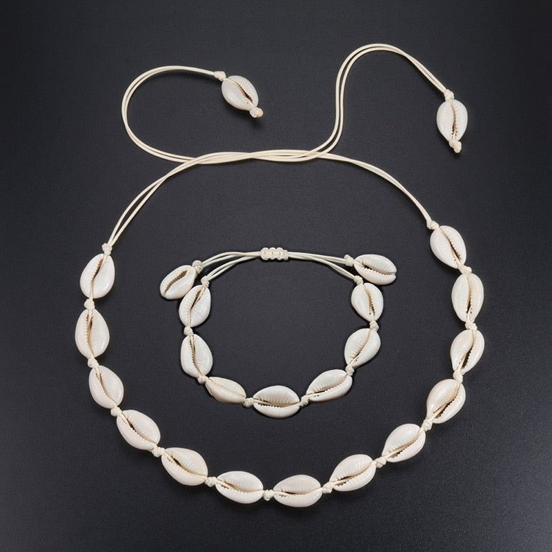 Schelpenketting & Armband