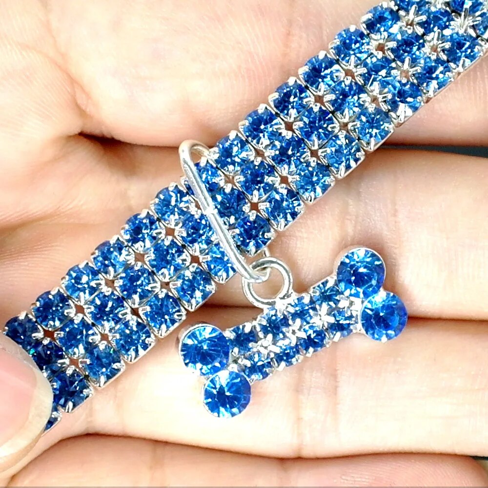 Rhinestone Halsband voor Huisdieren