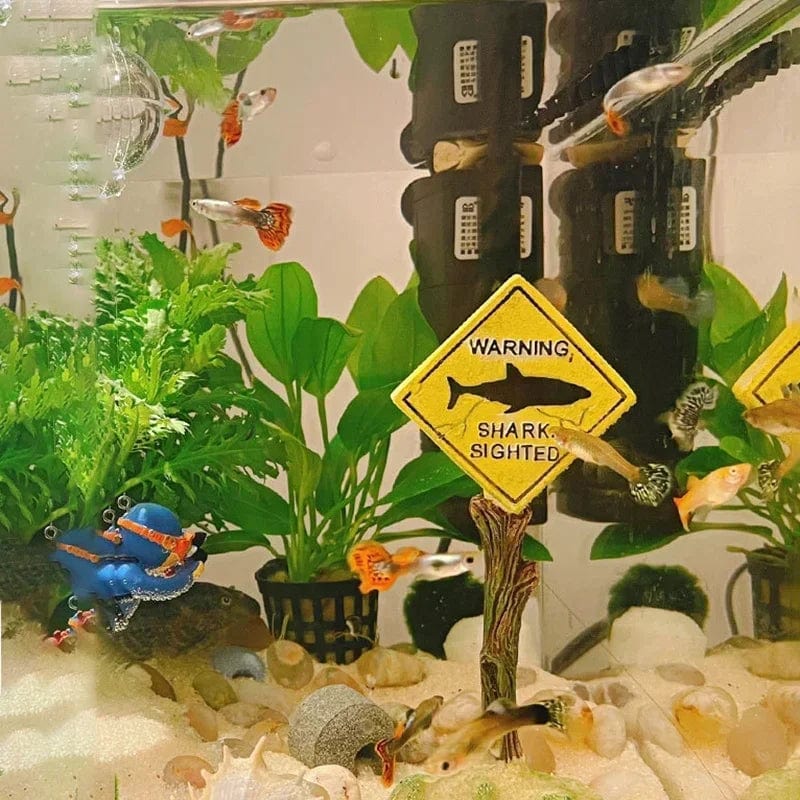 Haai Ornamenten Aquariumdecoratie voor Visbowl 3