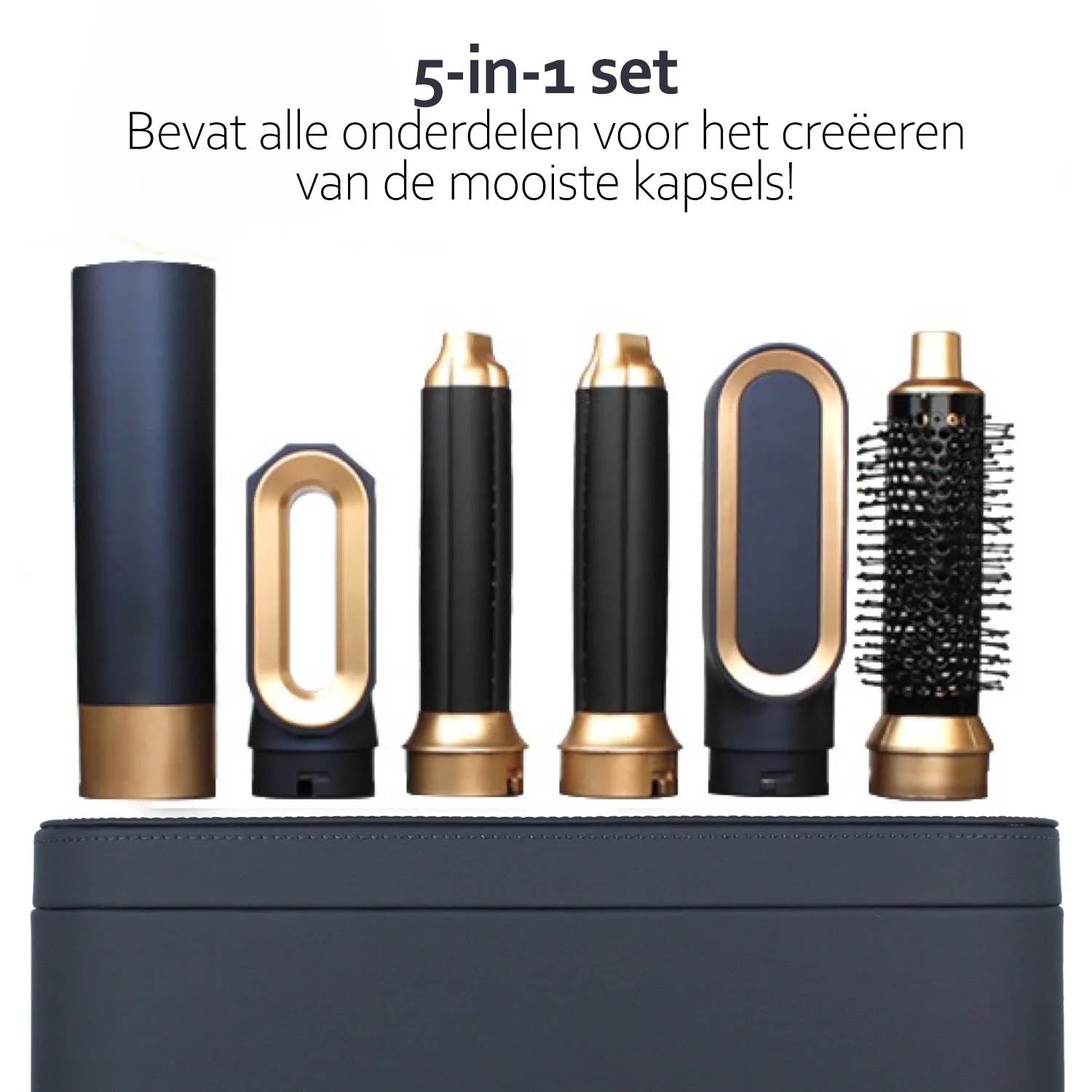 Haar Styler 5-in-1 voor Drogen, Stylen en Krullen 6