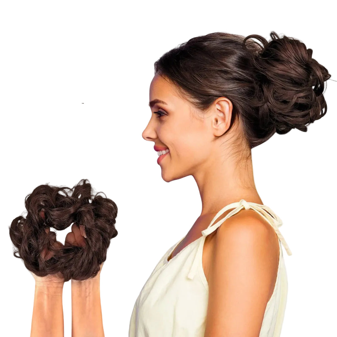 Haarverlenging Scrunchie BunPop Casual Knot 0