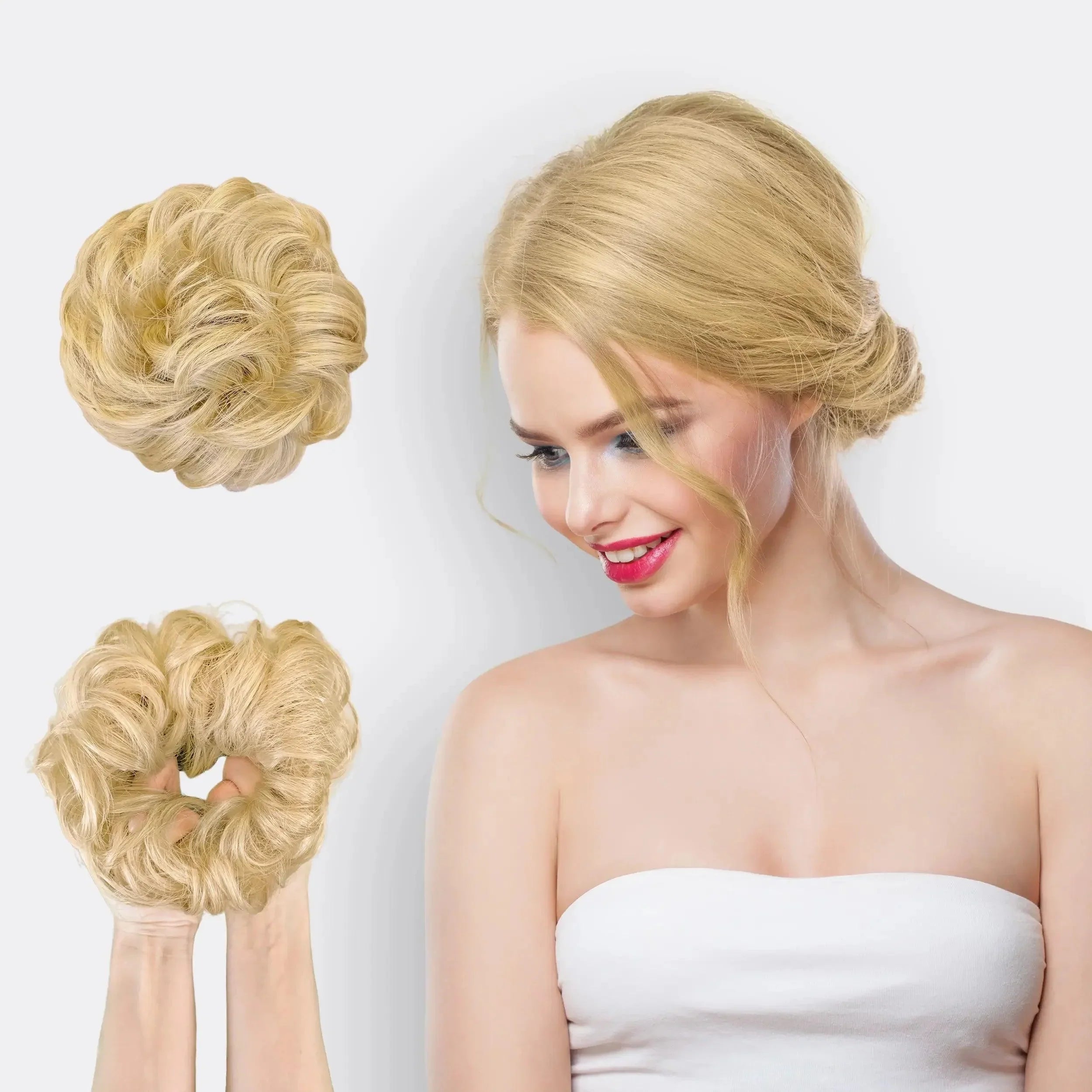 Haarverlenging Scrunchie BunPop Casual Knot 18