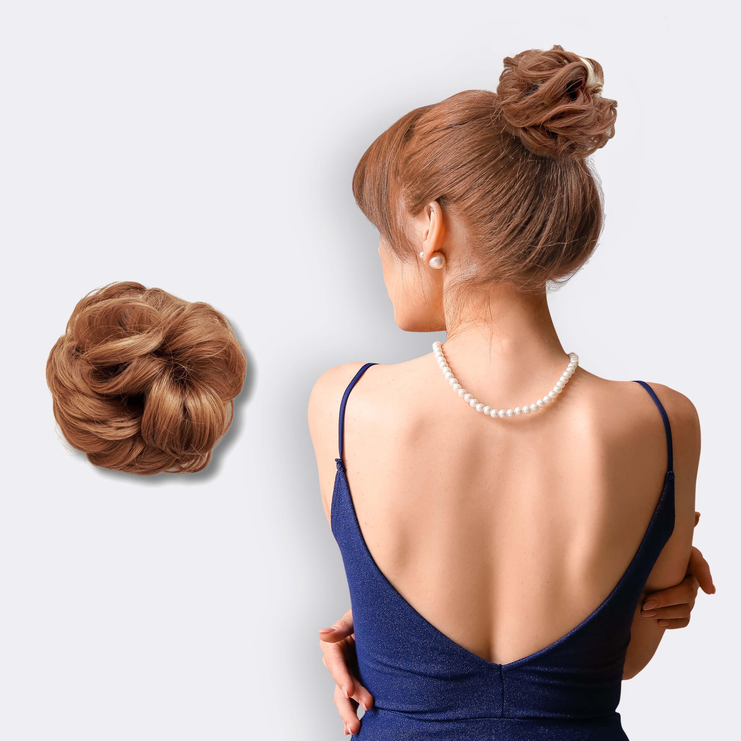 Haarverlenging Scrunchie BunPop Casual Knot 19