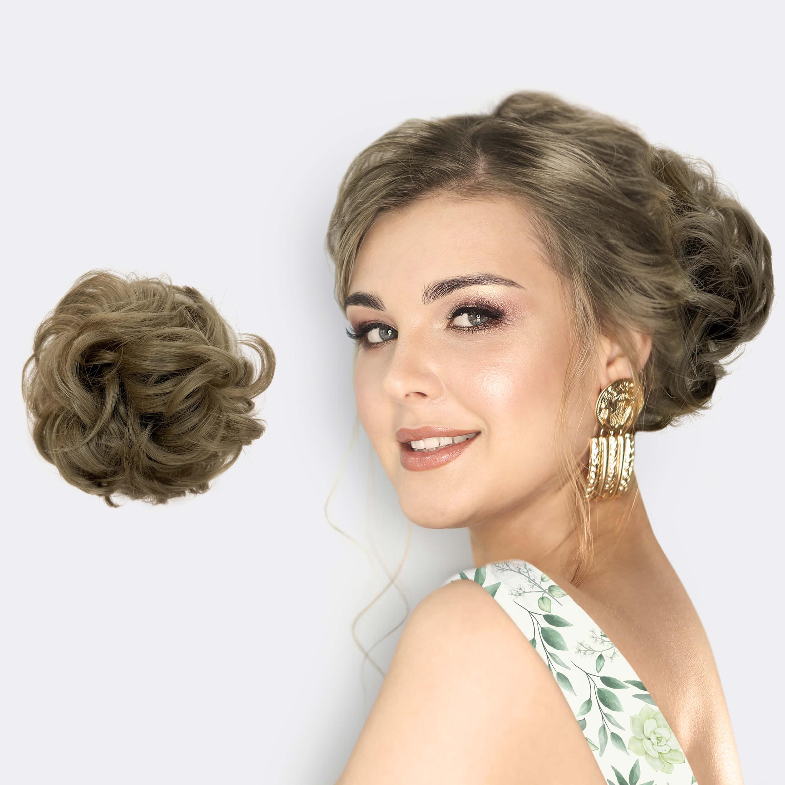 Haarverlenging Scrunchie BunPop Casual Knot 6