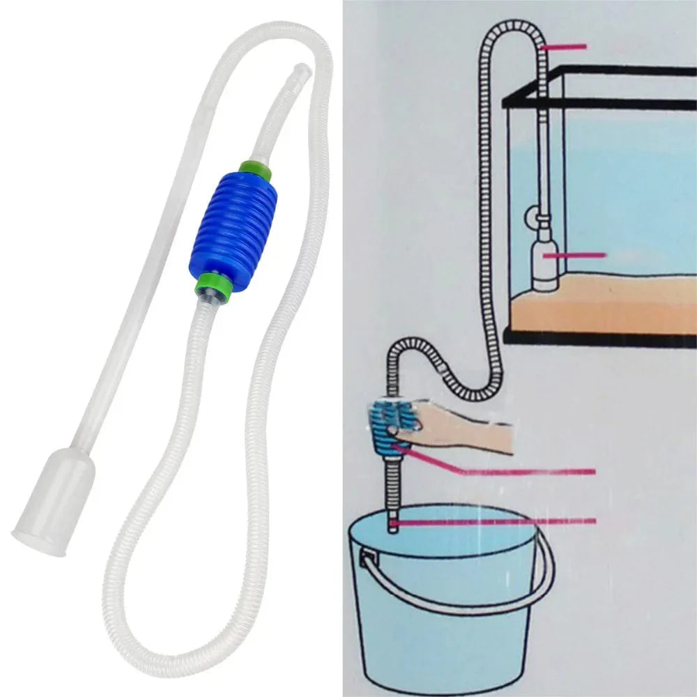 Halfautomatische Aquarium Sifon Reinigingspomp voor Vissen 3
