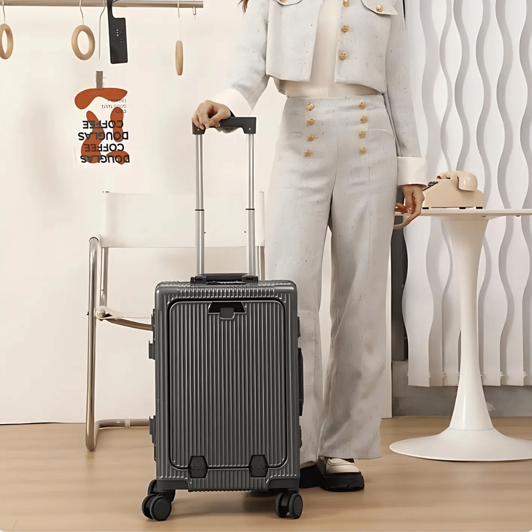 Handbagagekoffer Manhattan Pro met Aluminium Frame 2