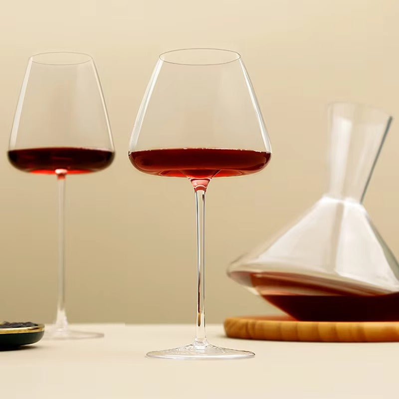 Handgemaakte Wijn- en Champagneglazen Set met Verfijnd Ontwerp 8