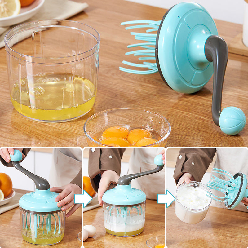 Handmatige Eierklopper Mixer Voor Keuken Met Antislip Ontwerp 2