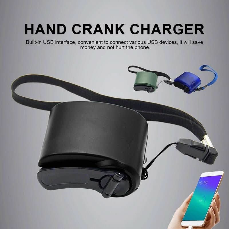 Handzwengel Noodoplader met USB en LED voor Buitenactiviteiten 2