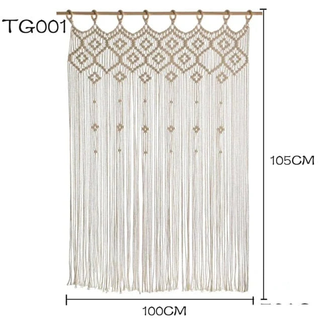 Hanging Macramé Drapery voor Thuisdecoratie 9