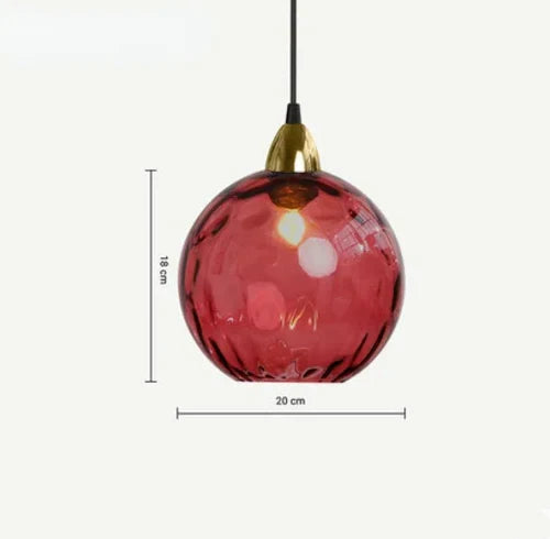 Hanglamp Eettafel Glazen Bol Stijlvol voor Woonkamer en Slaapkamer Verlichting 7