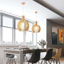Hanglamp Eettafel Verstelbaar Houten Design voor Woonkamer en Slaapkamer 3
