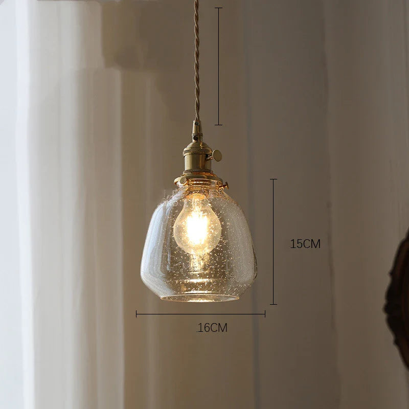Hanglamp Vintage Stijl voor Woonkamer en Eettafel met Glazen Design 10