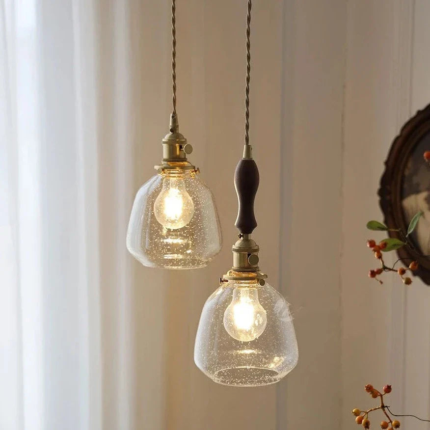 Hanglamp Vintage Stijl voor Woonkamer en Eettafel met Glazen Design 8