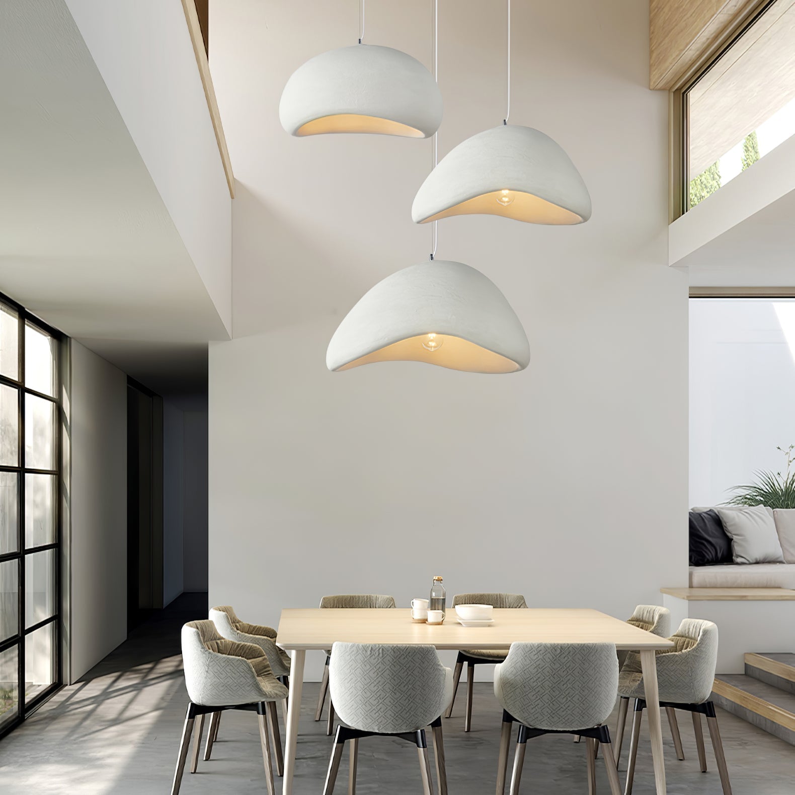 Hanglamp Wabi-Sabi Cocoon Stijl A voor Eettafel en Woonkamer 4