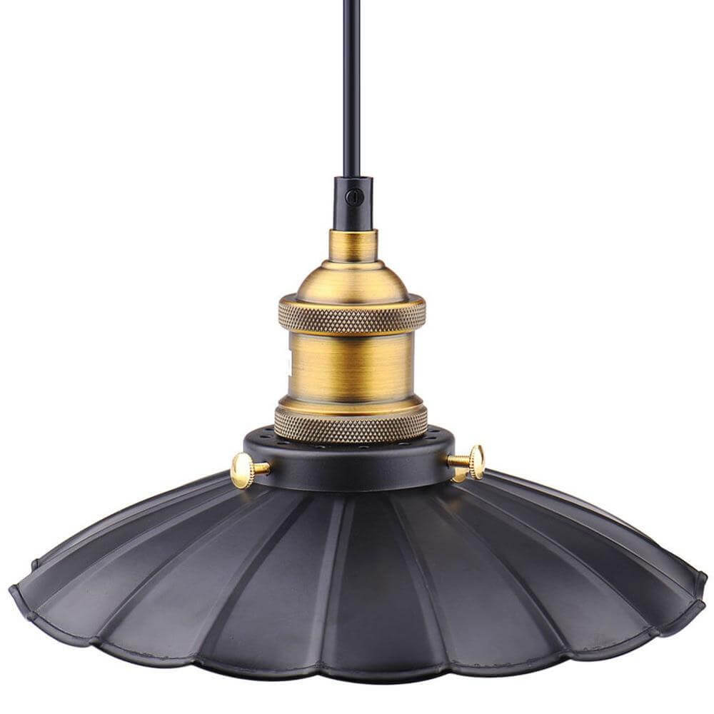 Hanglamp Zwart Druppelvormig Industrieel voor Woonkamer en Kantoor 1