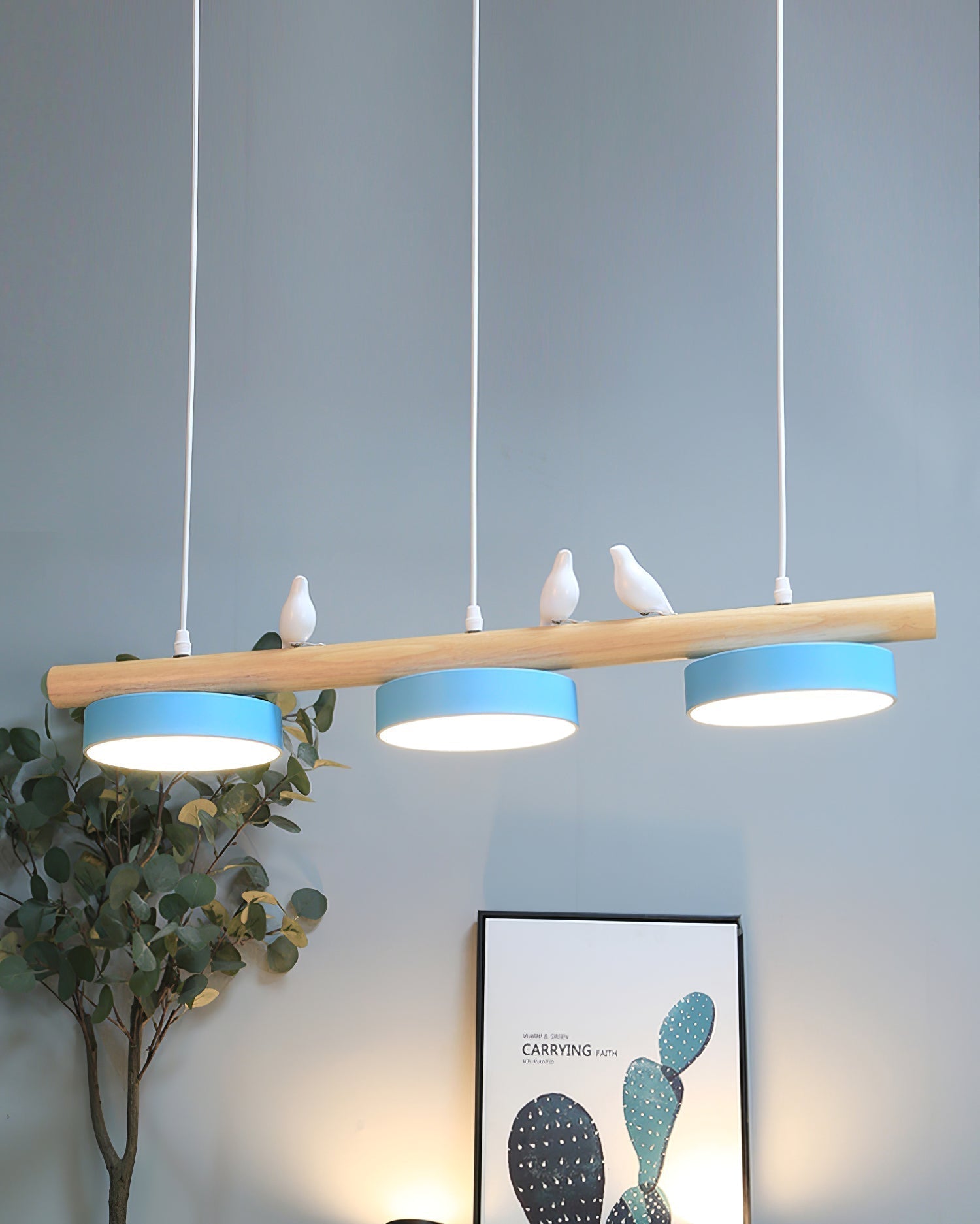 Hanglamp met Vogelontwerp voor Eettafel 5