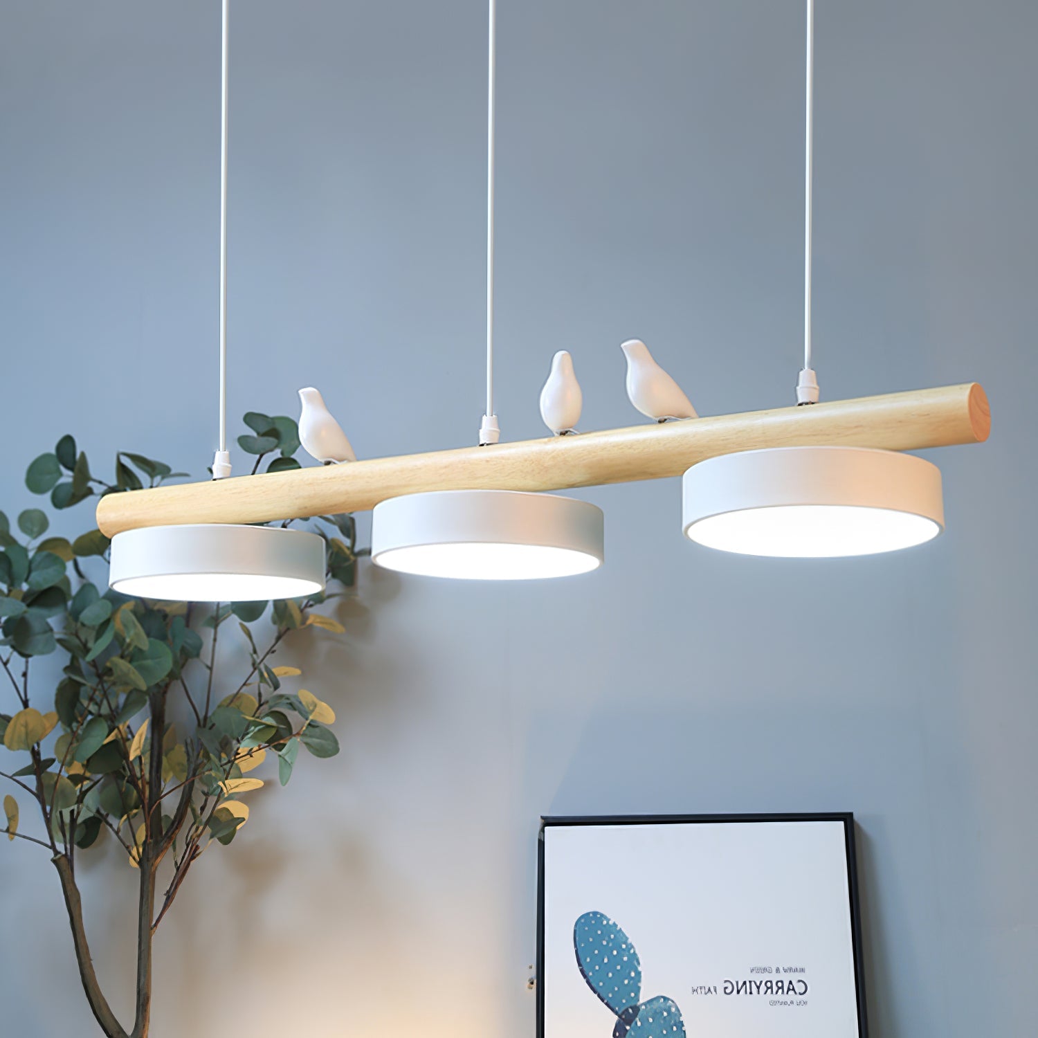 Hanglamp met Vogelontwerp voor Eettafel 7