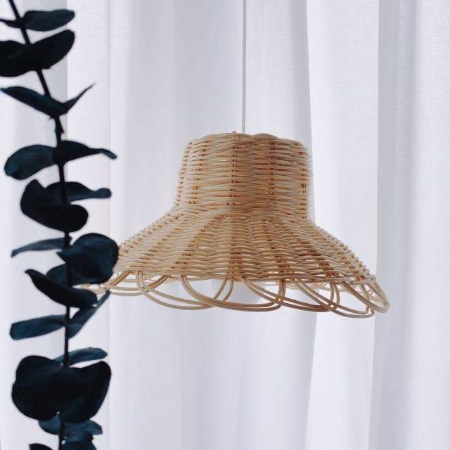 Hanglampenkap Rotan Handgeweven voor Binnen 6